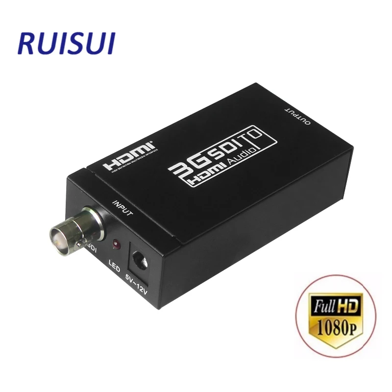 Видеоконвертер 1080P HD MINI 3G в SDI HDMI совместимый аудиопереключатель функция