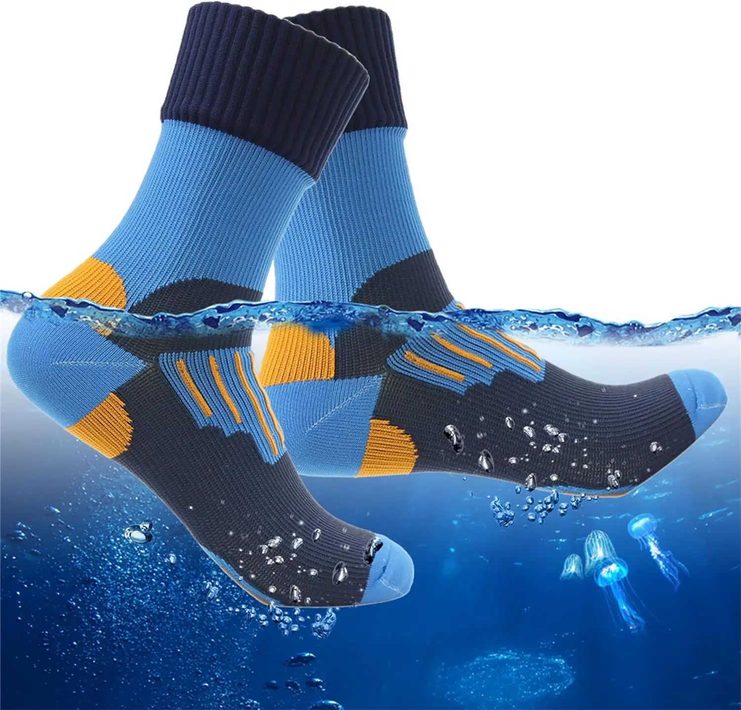 Waterproof Socks Breathable Windproof Women Outdoor Sports Hiking Trekking Skiing Climbing Fishing Against Cold Waves