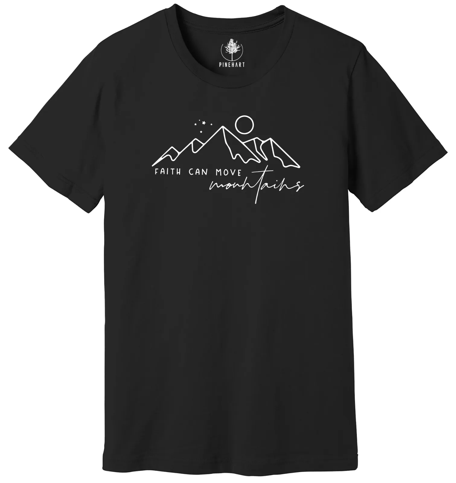 Faith Può Spostare La Camicia Delle Montagne, La Camicia Cristiana Motivazionale, La Camicia Religiosa