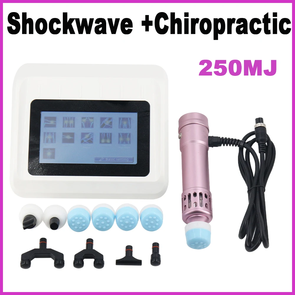 

2 In 1 Shock Wave Physiotherapy Tool Use For Muscle And Joint Pain Relief Massager Extracorporeal Shockwave Therapy Machine