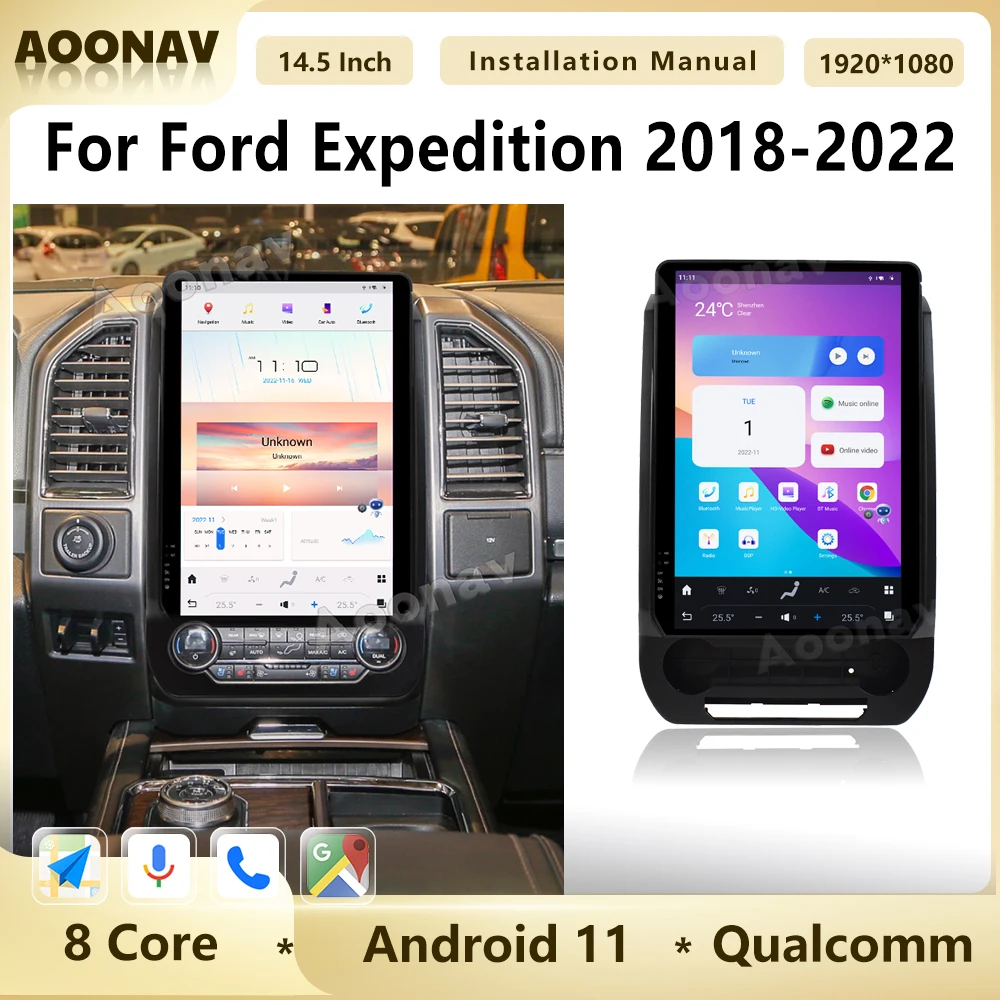 

Автомагнитола на Android 11 для Ford Pro 2018-2022, мультимедийный плеер Qualcomm, GPS-навигация, автомобильное стерео видео, 4G Carplay