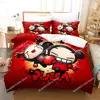 2023 Pucca Bedding Set Single Twin Full Queen King Size Bed Set Adult Kid Bedroom Duvetcover Sets 3D Print Anime Bed Sheet Set 1