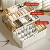 3 Layers Makeup Storage Organizer Large Capacity Skincare Organiser Storage Box For Lipstick Eyeshadow Cosmetic Organizer 2