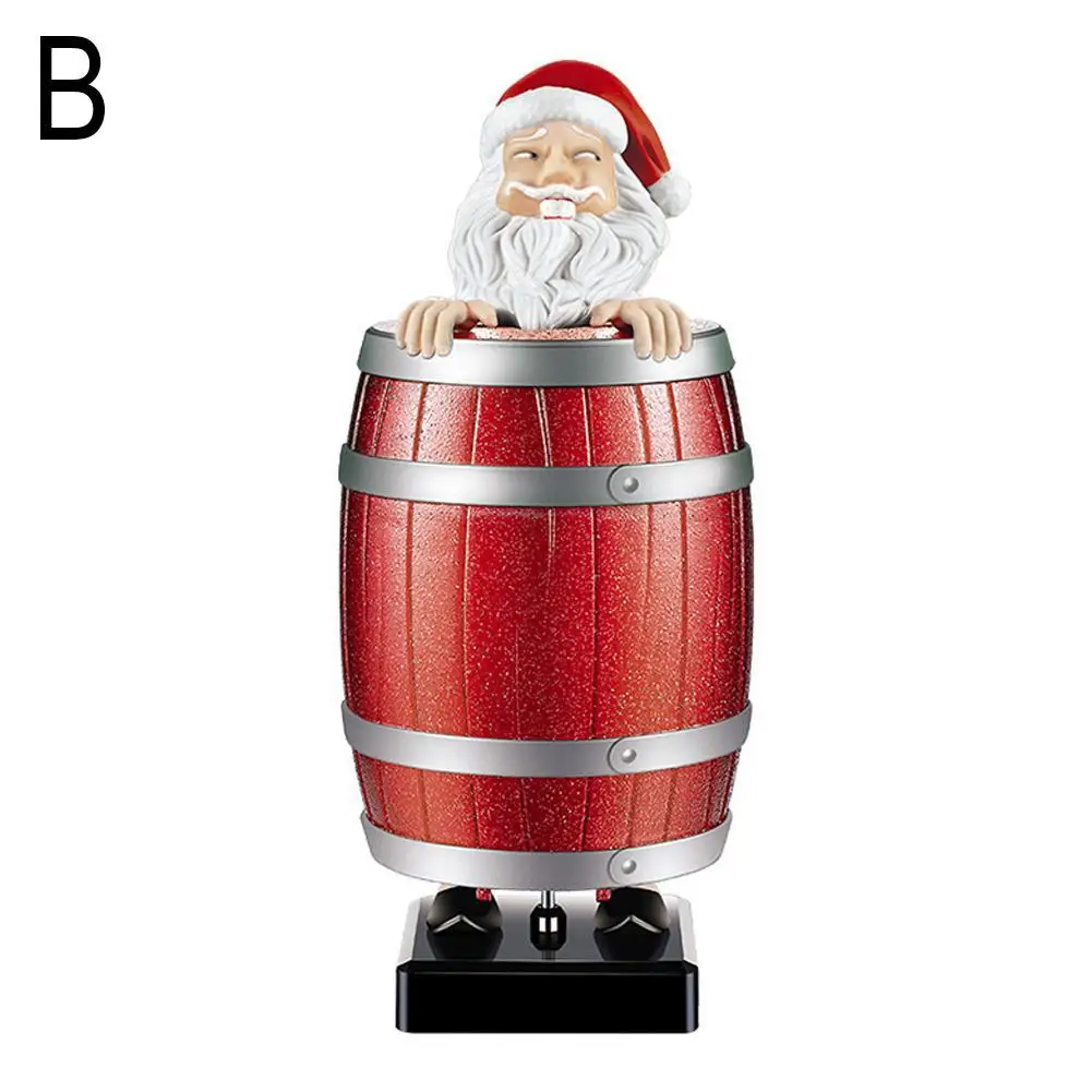 Automatic Cigarette Boxes Funny Santa Claus Capacity Box Funny Cigarette Dispenser Holder Gifts Large Q4d2