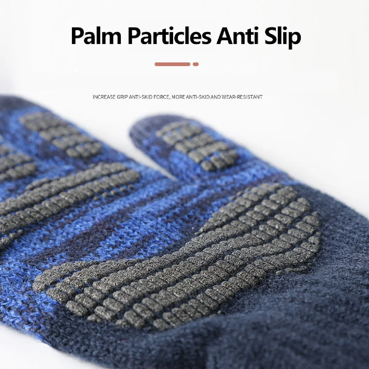 Warm Gloves Men Women Thicken Wool Cashmere Winter Autumn Male Mitten Touch Screen Solid Color Warm Knitted Business warm gloves,full finger gloves,male gloves