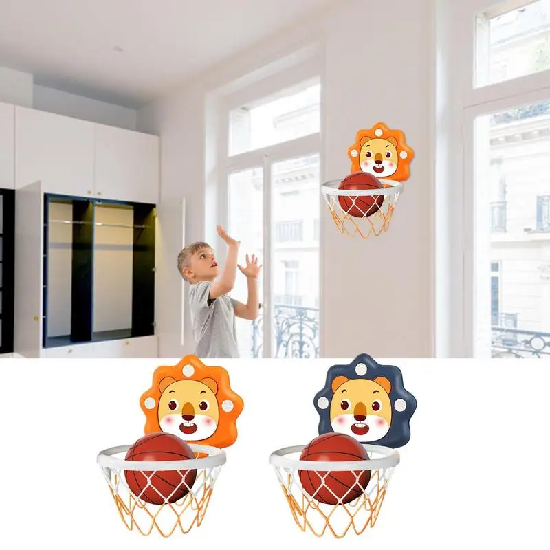 

Little Net Wall Basketball Hoop Adjustable Convenient Net Ball Indoor Sports Exercise Toys Basketball Party Game For Kids Adults
