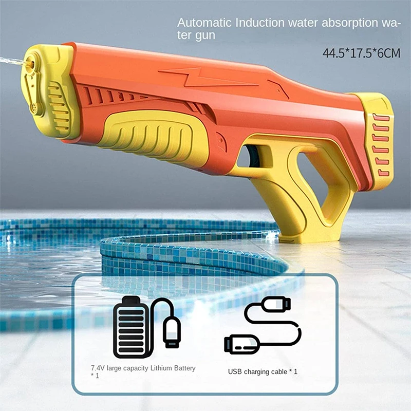 Hochdruck Wasserpistole elektrische automatische Wasser Pistole Water Gun  Hot