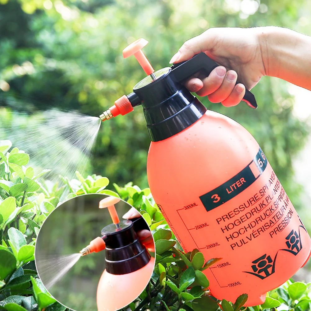 2L/3L Handdruck-Wassersprüher Tragbarer Gartensprüher Desinfektionssprühflasche Pflanzensprinkler Autowasch-Sprühflasche Gießkanne