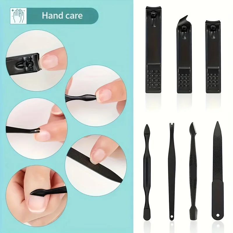 7pcs-24pcs Professional Nail Clippers Kit Ultra Sharp Fingernail and Toenail Cutters Men and Women Sturdy Pedicure nail scissors set nail clipper set nail care kit manicure pedicure kit manicure nail clipper set manicure sets manicure set nail clippers kit nail clipper nail clippers toe nail clipper