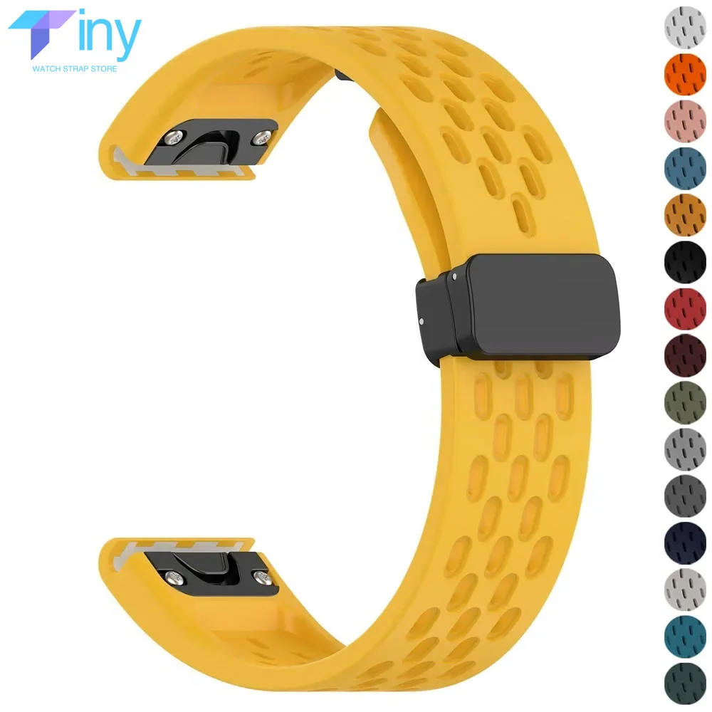 Quick Fit Silicone Watch Strap - 20mm/22mm/26mm Adjustable Band