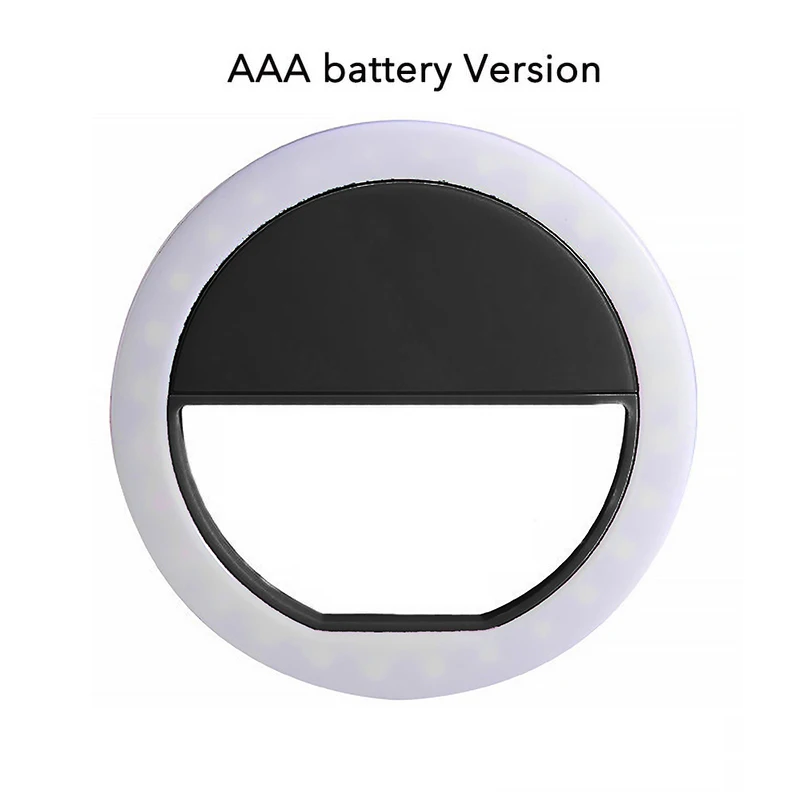 LED Ring Light with Adjustable Brightness for Enhanced Selfies and Video Calls