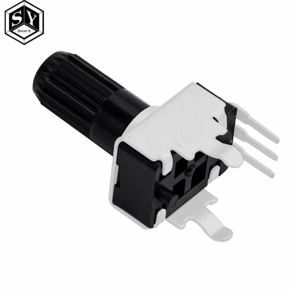 Adjustable Resistor 10PCS Rv09 Vertical 12.5mm Shaft 1k 2k 5k 10k 20k 50k 100k 0932 9 Type 3pin Seal Potentiometer