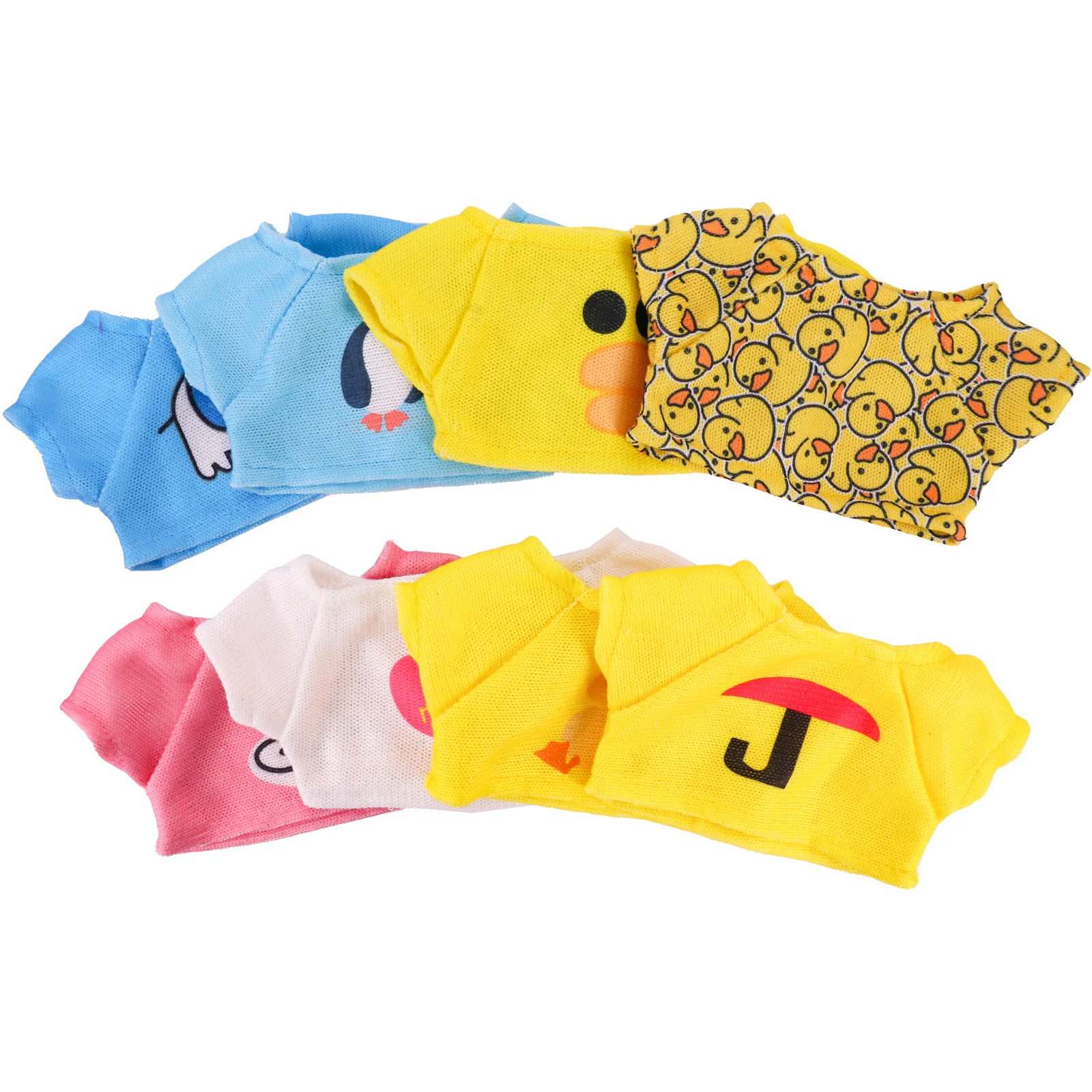 30cm Duck Plush Cafe Lalafafan Clothes Original Design Duck Sweater&Student Clothes Dress For 20-30cm Plush Animal Doll Toys