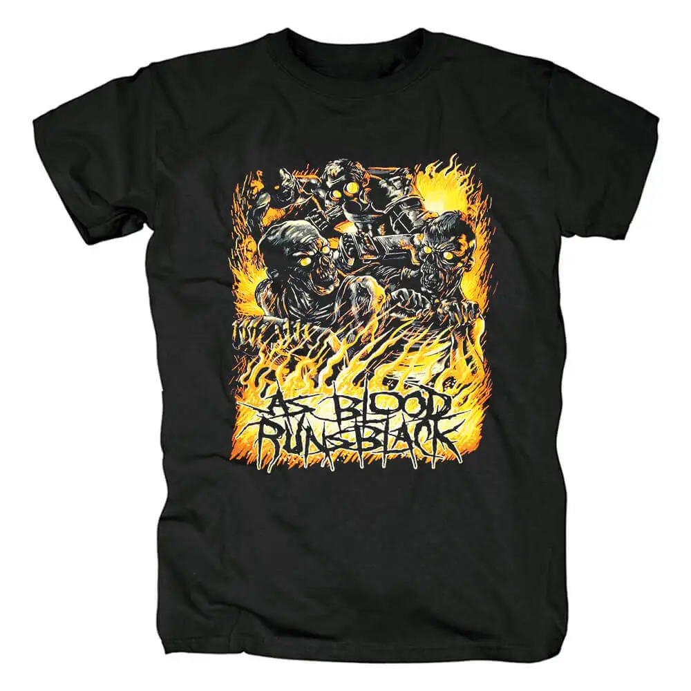As Blood Runs Black T Shirt Men Women Short Sleeve Retro Metal Punk Rock Band Cotton Tee High Quality Y2k Tops Summer Streetwear 5