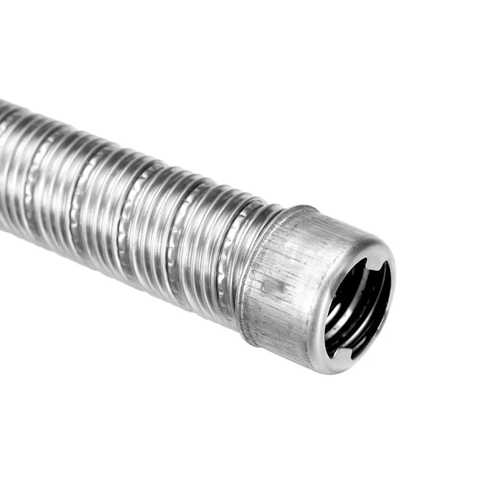 Air Intake System Hose 60cm 22mm Stainless Steel Air Diesel Heater Duct Exhaust Pipe Car Intake Pipe Extension Tube Cap For Eberspacher Webasto Parts