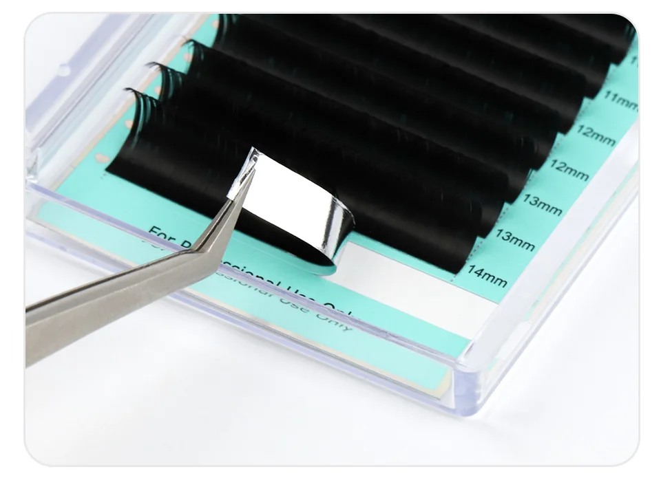 RUJADE 5 Fälle/Lot Ellipse Flache Einzelwimpernverlängerungen Weiche Split-tips Flache Wimpernverlängerung Ellipse Faux Nerz Flache Wimpern – Detail 16