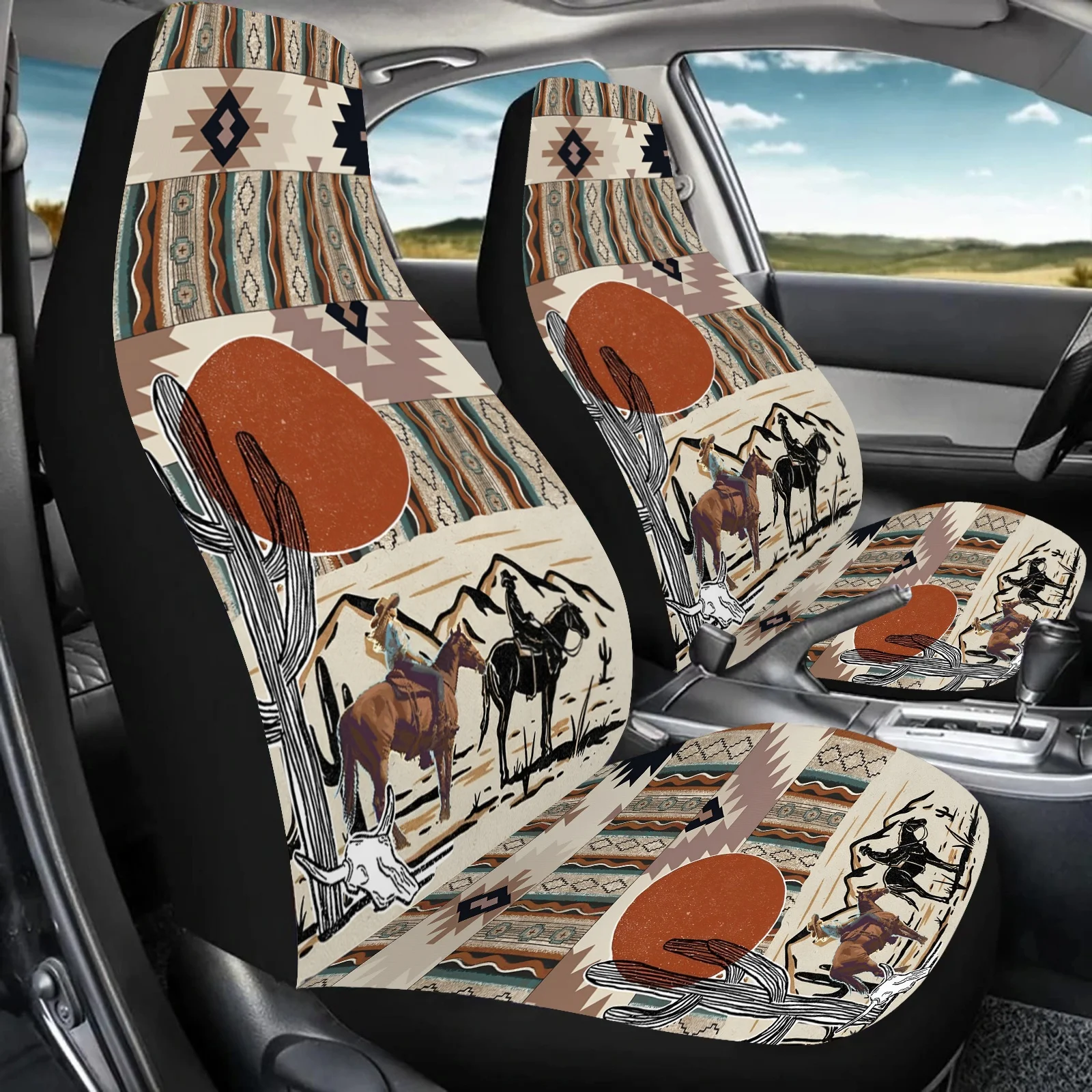 Bohemian Style Car Seat Covers 3