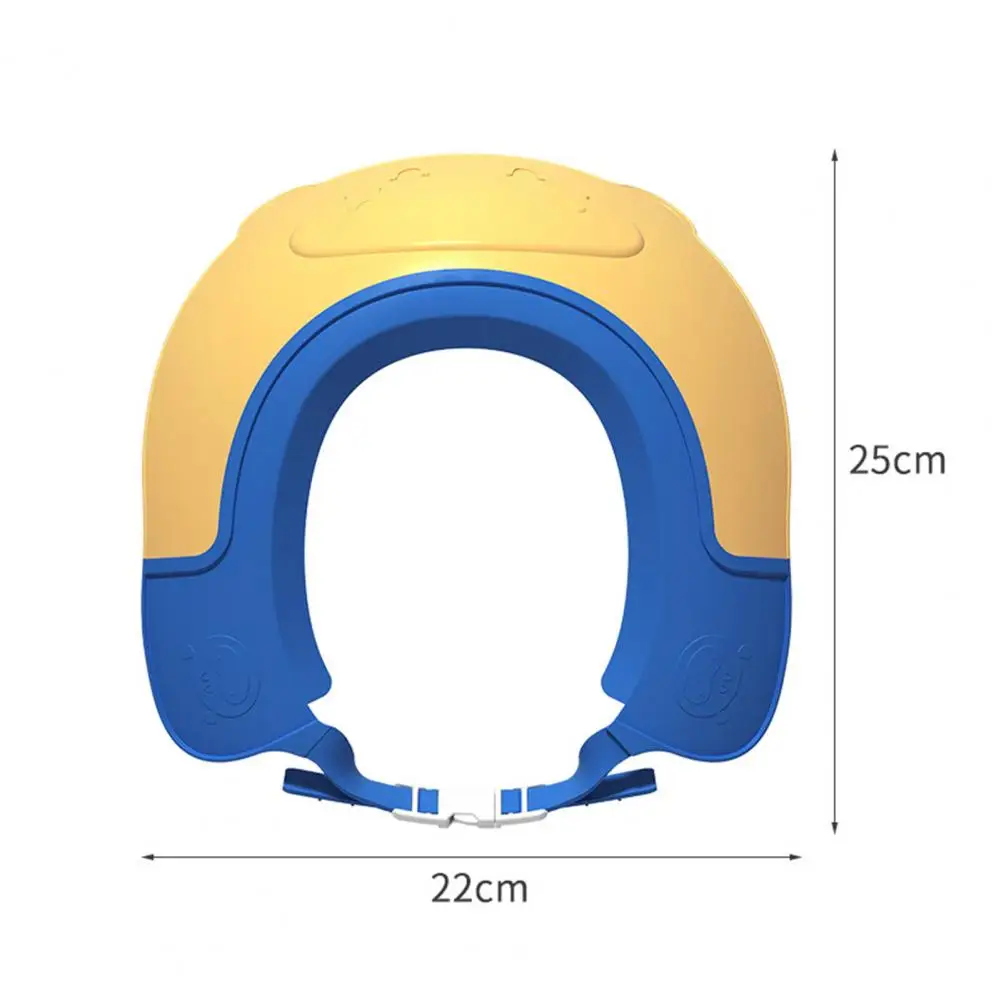 Baby Shampoo Hat Widen Adjustable Comfortable Waterproof Silicone Ear Children's Shampoo Hat Baby Products