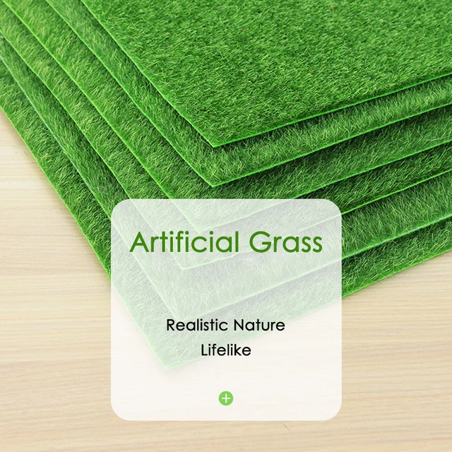Césped Artificial para jardinería al aire libre, alfombra flocada de 30x30cm, 2 unidades - Image 6
