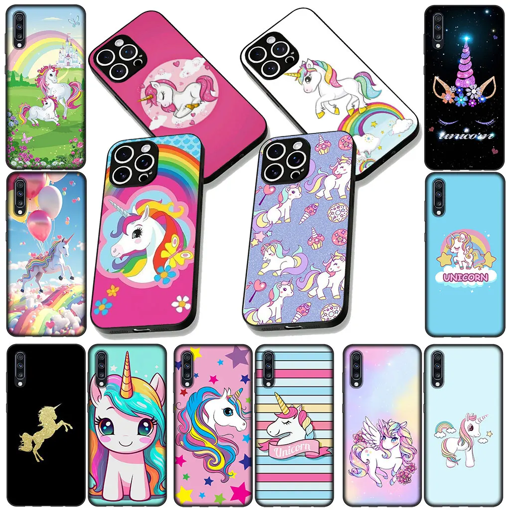 Unicorn Horse Design Soft Phone Case Cover