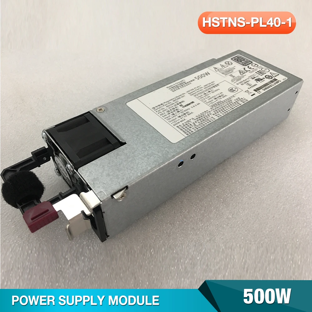 

HSTNS-PL40-1 для HP G10, блок питания сервера 865398-001 866729-001 865399-201 865408-B21 500W