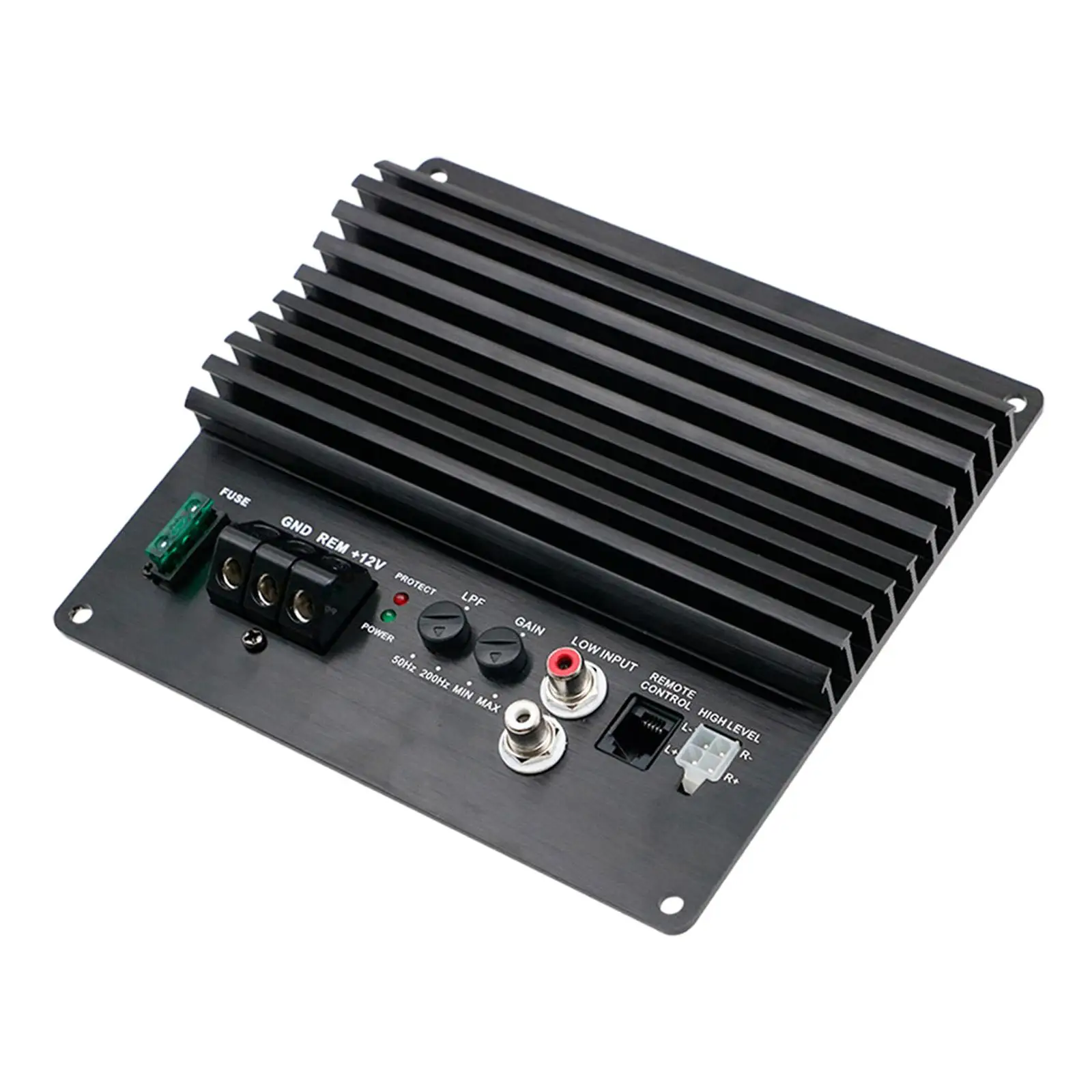 Audio Amplifier Easy Installation Compatible 120W DIY Mono Channel Car Audio