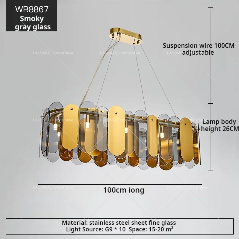 Smoky grey L100X26CM
