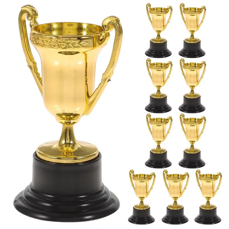 10PCS Mini Plastic Trophies For Party Children Early Learning Children&rsquo;s Childrens Truck Infant Kids Gifts Prizes
