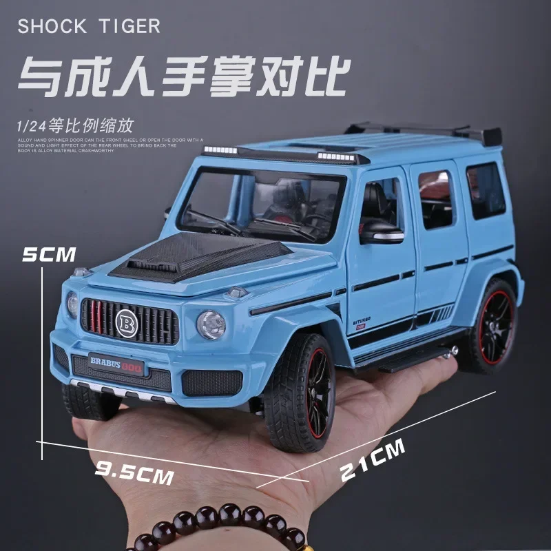 ブラバス ゲレンデ1/24 ミニカー 1:24 Mercedes-Benz BRABUS G800 Diecast Off Road car Model