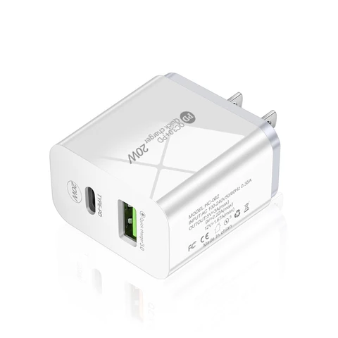 USB C Charger Quick Charge QC 3.0 For iPhone 13 Pro Max Xiaomi 12 Samsung S21 Type C PD Fast Charging Portable Phone Charger