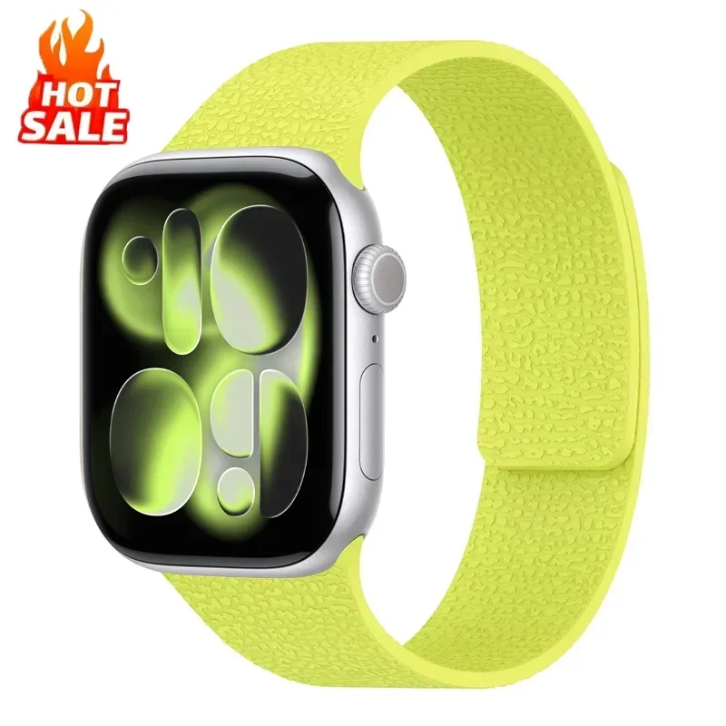 ตัวเลือกสินค้า สายรัดข้อมือซิลิโคนยืดหยุ่นสำหรับ Apple Watch ทุกรุ่น
