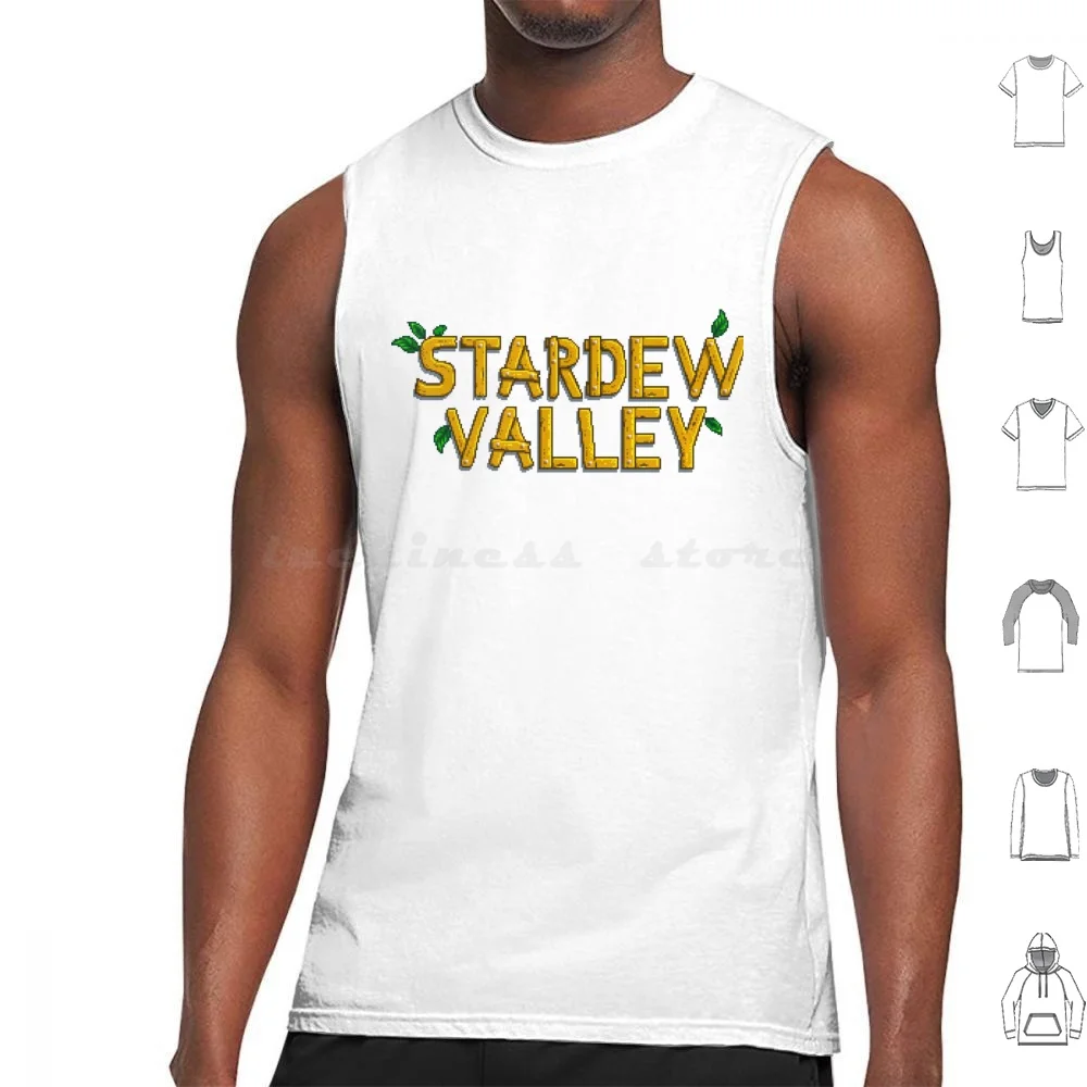 Stardew Valley Sign Canotte Gilet Senza Maniche Stardew Valley Stardew Valley Videogioco Game Pc Switch Gaming Gamer Farming