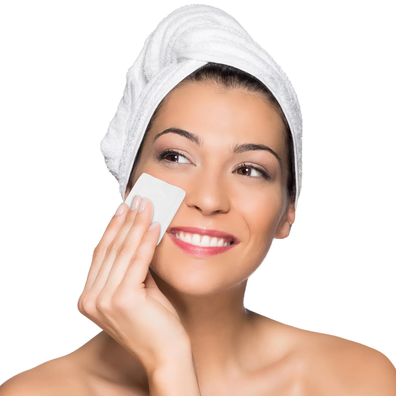 100개입 프리미엄 면 패드 보풀 없는 부드러운 순한 페이셜 클렌징 메이크업 제거 패드 휴대용 여행용 용 데일리