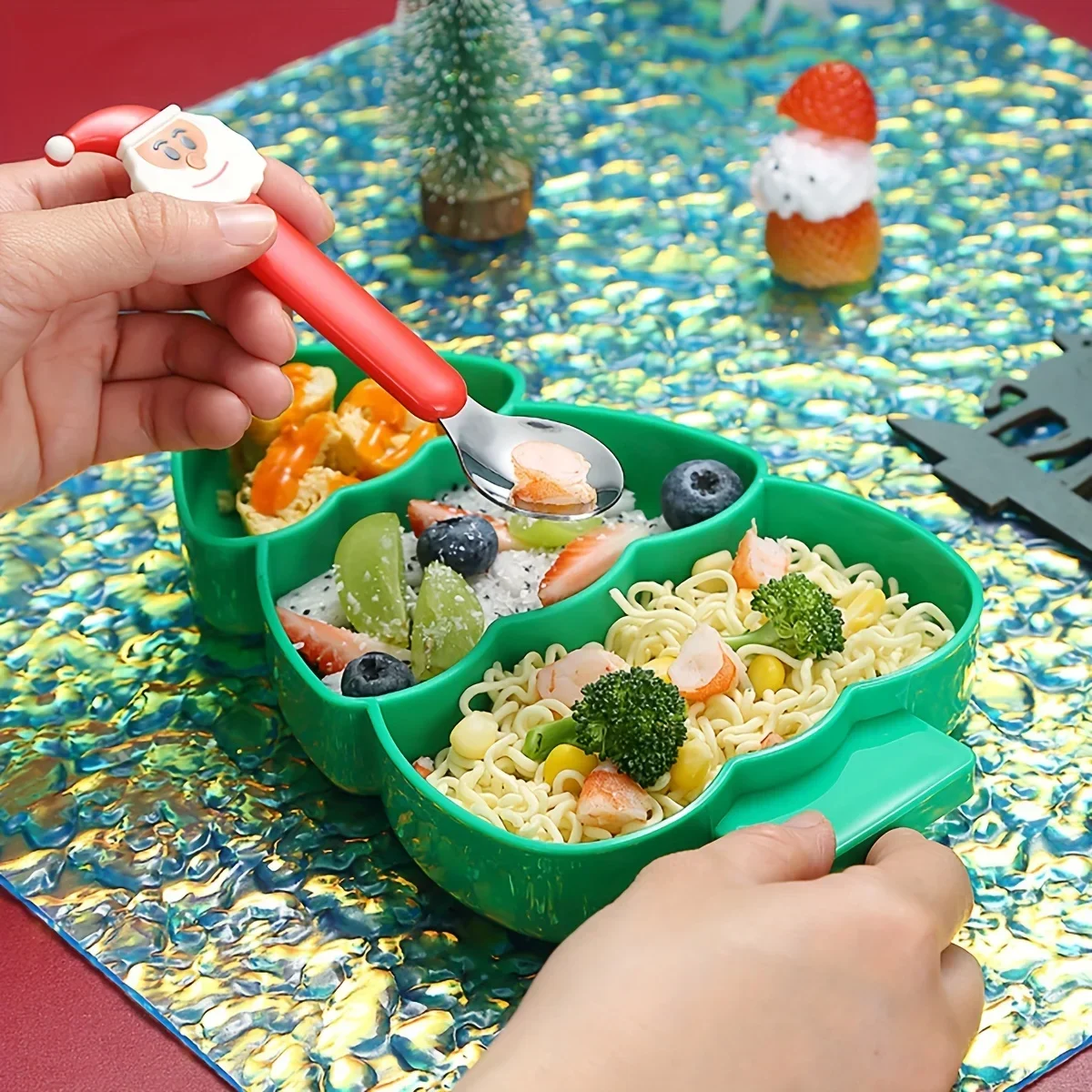 Multi Christmas Tree Fruit Tray Divider