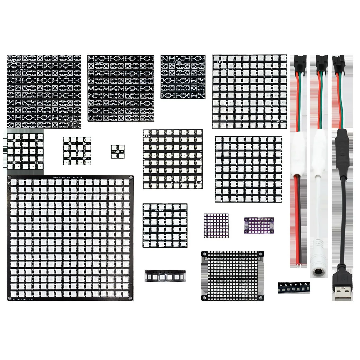รูปสินค้า แผงวงจรไฟ LED RGB 5050 ควบคุมได้ผ่าน Arduino