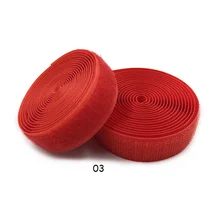  2X200cm Pair Colorful Adhesive Tape Sticker Hook and Loop Fastener Color Tape Cable Ties Sewing Accessories 