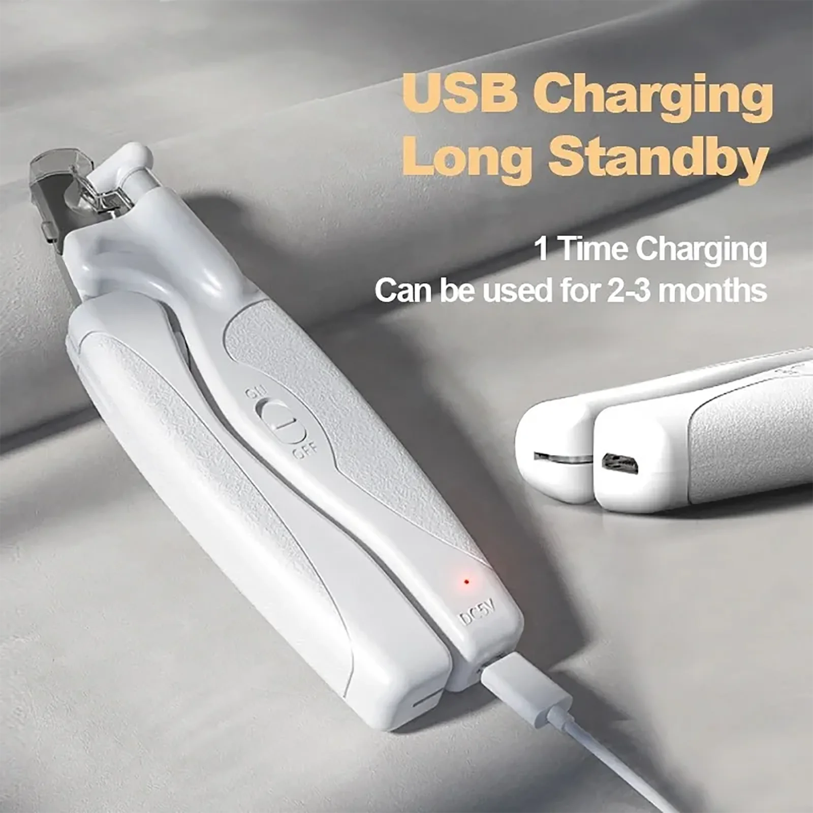 LED Light Cat Dog Nail Clipper Cutter Professional Pet Claw Trimmer with Safety Lock Puppy Kitten Animals Care Grooming Tool Kit