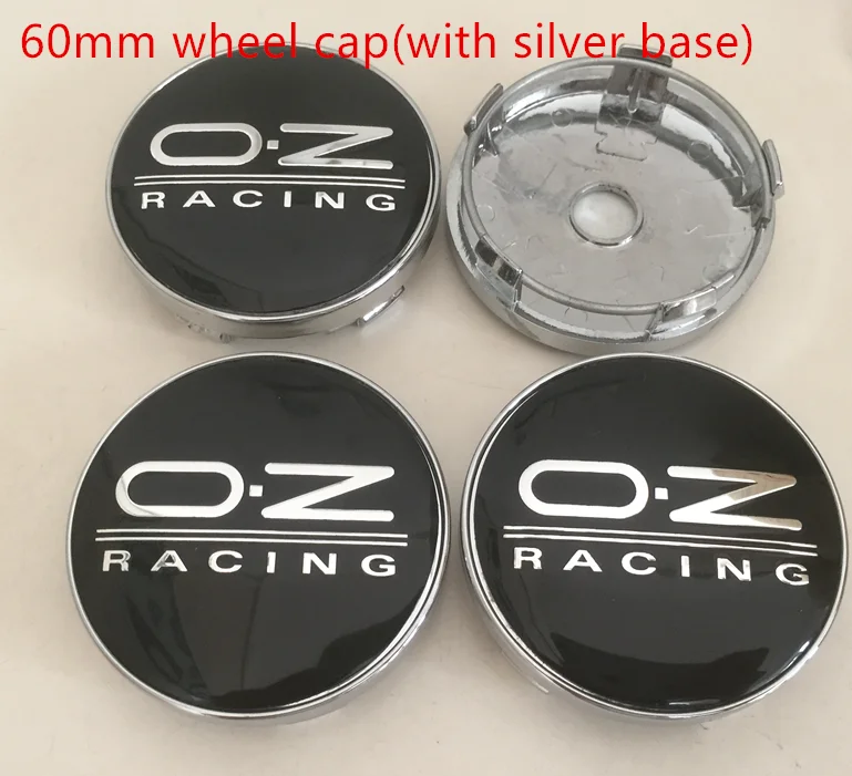 Premium Car Emblem Wheel Hub Center Cap Badge Covers - Set of 4
