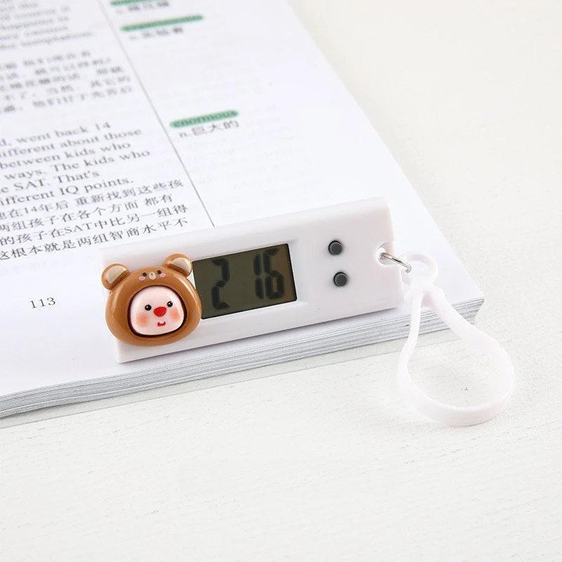 Children's electronic small hanging watch, mini electronic clock, student timing watch