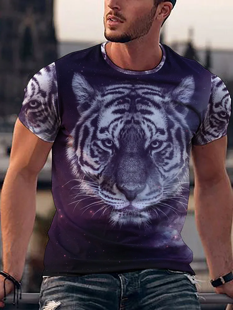 cotton shirts Summer’s Latest Men’s T shirt hugh Printed 2022 Short Sleeved O Neck T shirt Men Wear T shirt Pullovers On The Street cool shirts for men