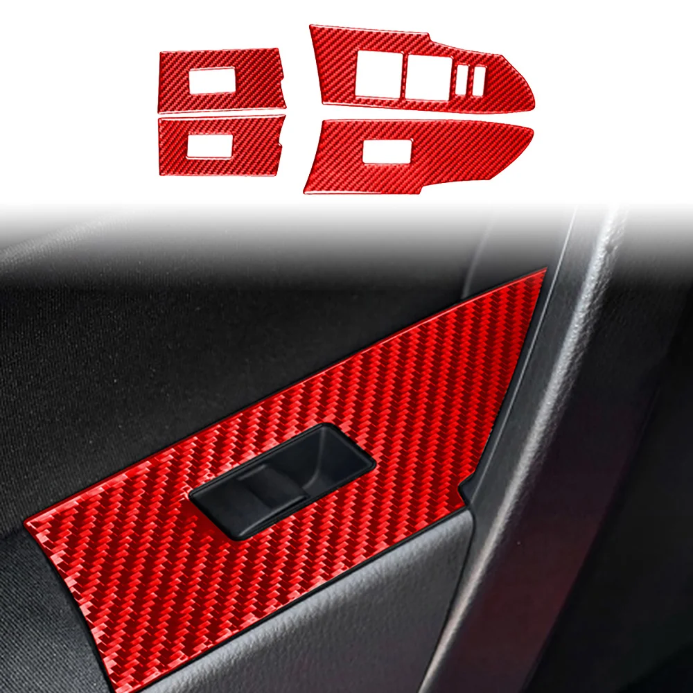 

Подъемная панель из углеродного волокна для Toyota Corolla, стеклянная панель для автомобиля, внутренние наклейки, аксессуары для модификации автомобиля