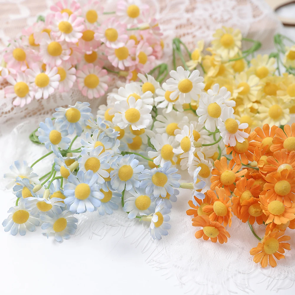 Daisy Artificial Silk Flowers - Elegant Home and Event Decor Blooms