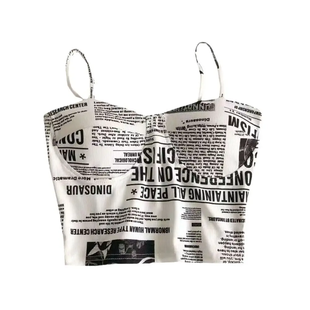 Women Summer Ice Ribbon Vest Tops