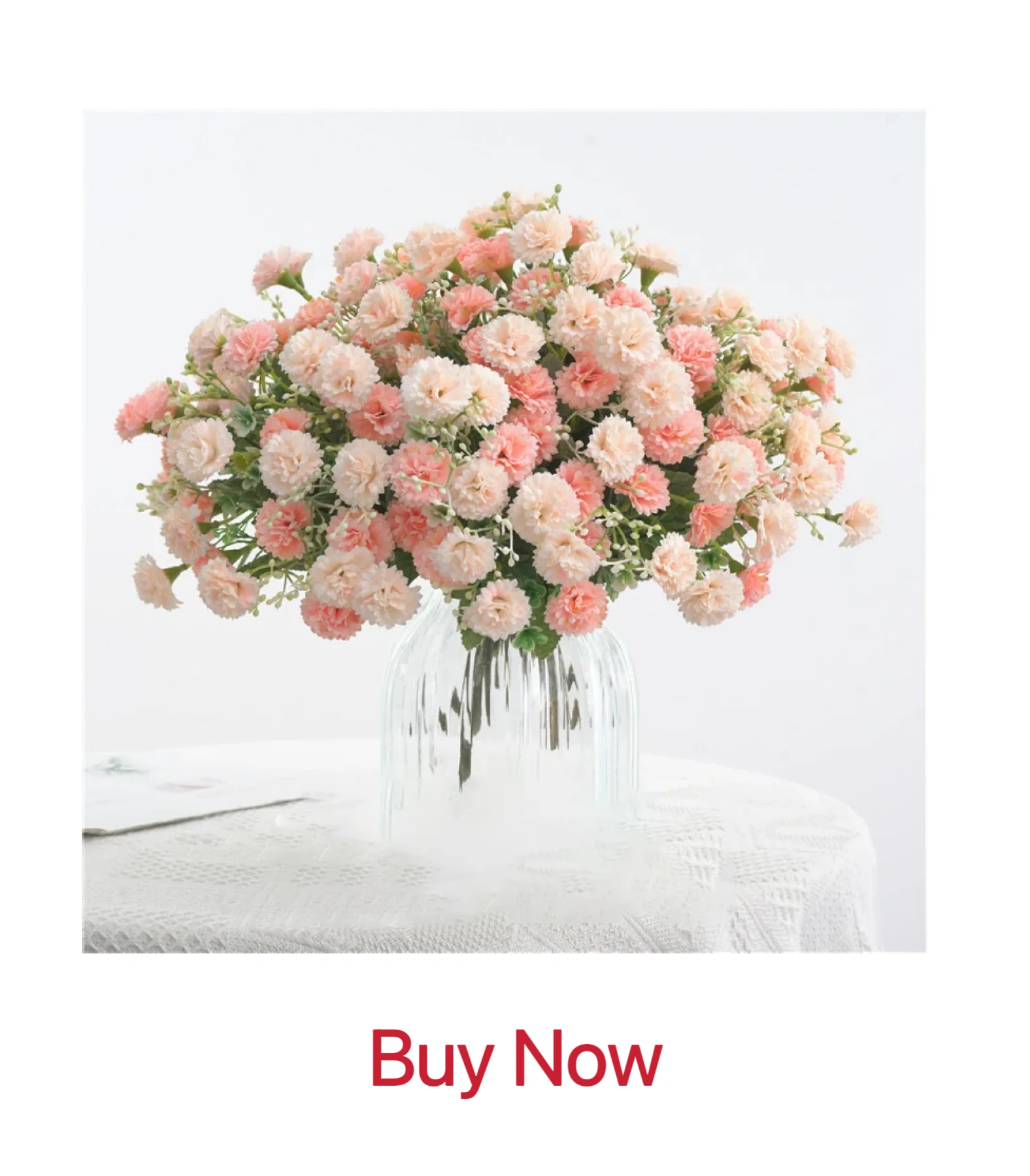 1/5 Stück Künstliche Pflanze Seiden-Begonie Blume für Außenbereich Gartenbogen UV-Schutz Hochzeit Braut Zuhause Bonsai Weihnachtsfeier DIY Geschenk – Detail 5