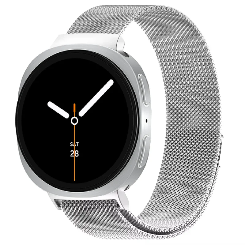 Stainless Steel Magnetic Milanese Loop Band Wristband Strap
