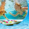 Pool Diving Toys Swimming Pool Sinkers  Simulation Fake Gems Colorful Diamonds Interactive Training Grip Toys For Kids Boys 3