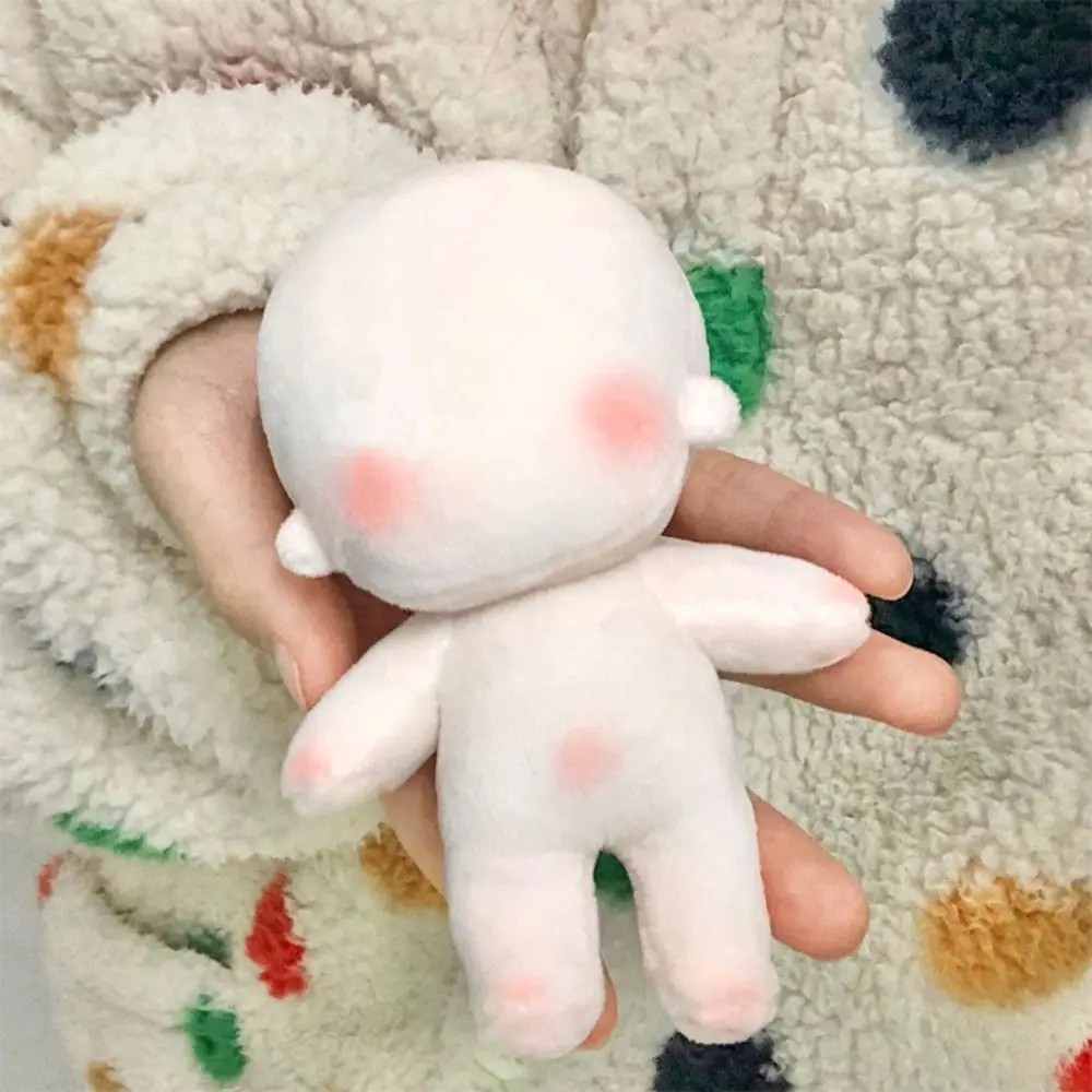 DIY Toy Embroidery Blank Unembroidery Cotton Doll Stuffed Plush Blank Cotton Stuffed Toy Kawaii Fat DIY Idoll Doll Kids