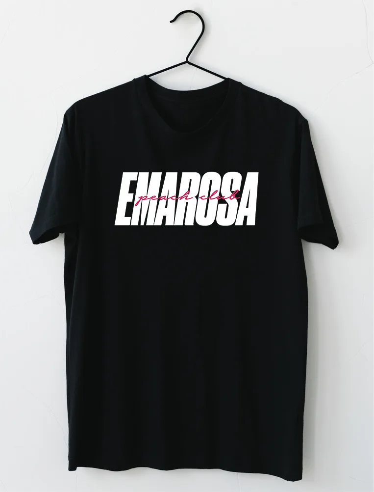 Ограниченная Новинка, футболка Emarosa American Rock Band Peach Club с длинным или коротким рукавом