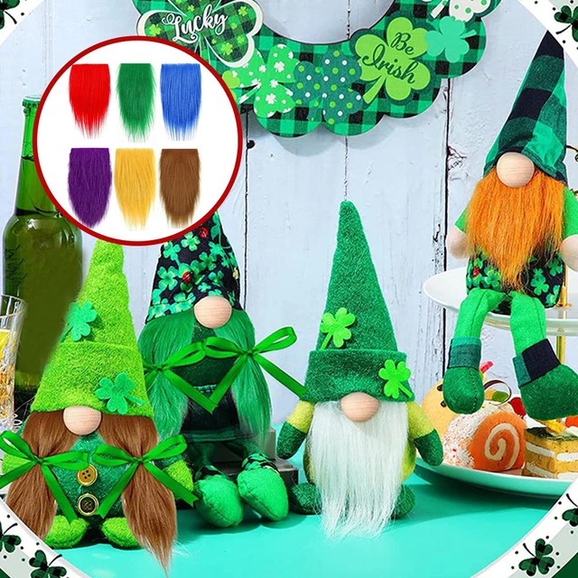 Gnome Beards For Crafting, 6 Colors Pre-Cut Gnome Beard Faux Fur Gnome  Beards With Gnome Nose For DIY Handmade Christmas Gnomes - AliExpress