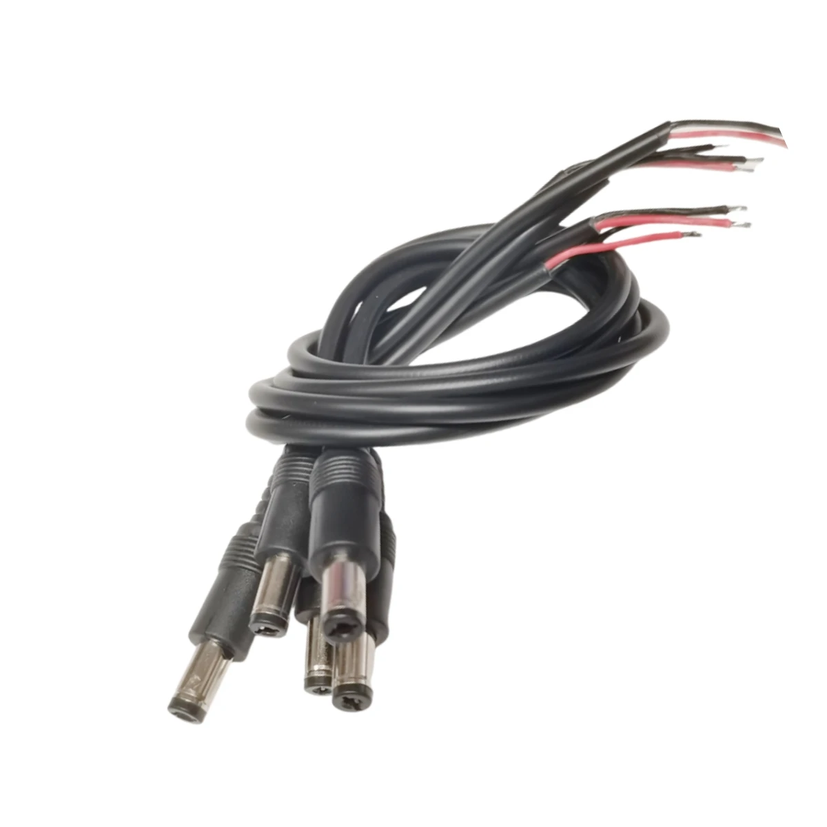 5 Pairs DC 12V Connector 5.5x2.1mm Male and Female DC Power Socket Jack Connector Cable Plug Wire DIY Creative Cable